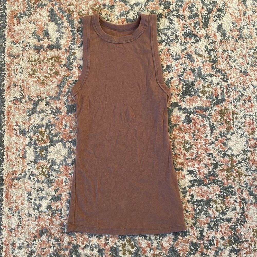 Brown tank top